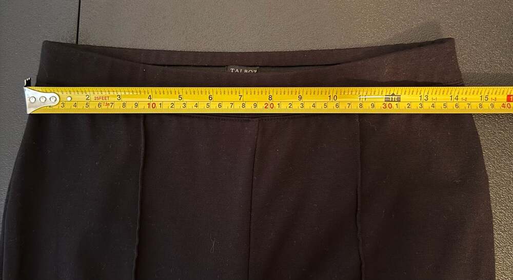 Talbots Petites Black Pull-On Ponte Knit‎ Leggings Size P Small - Picture 5 of 6